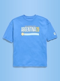Image number 2 showing, FIFA World Cup 26™ Argentina Oversized Graphic T-Shirt for Boys