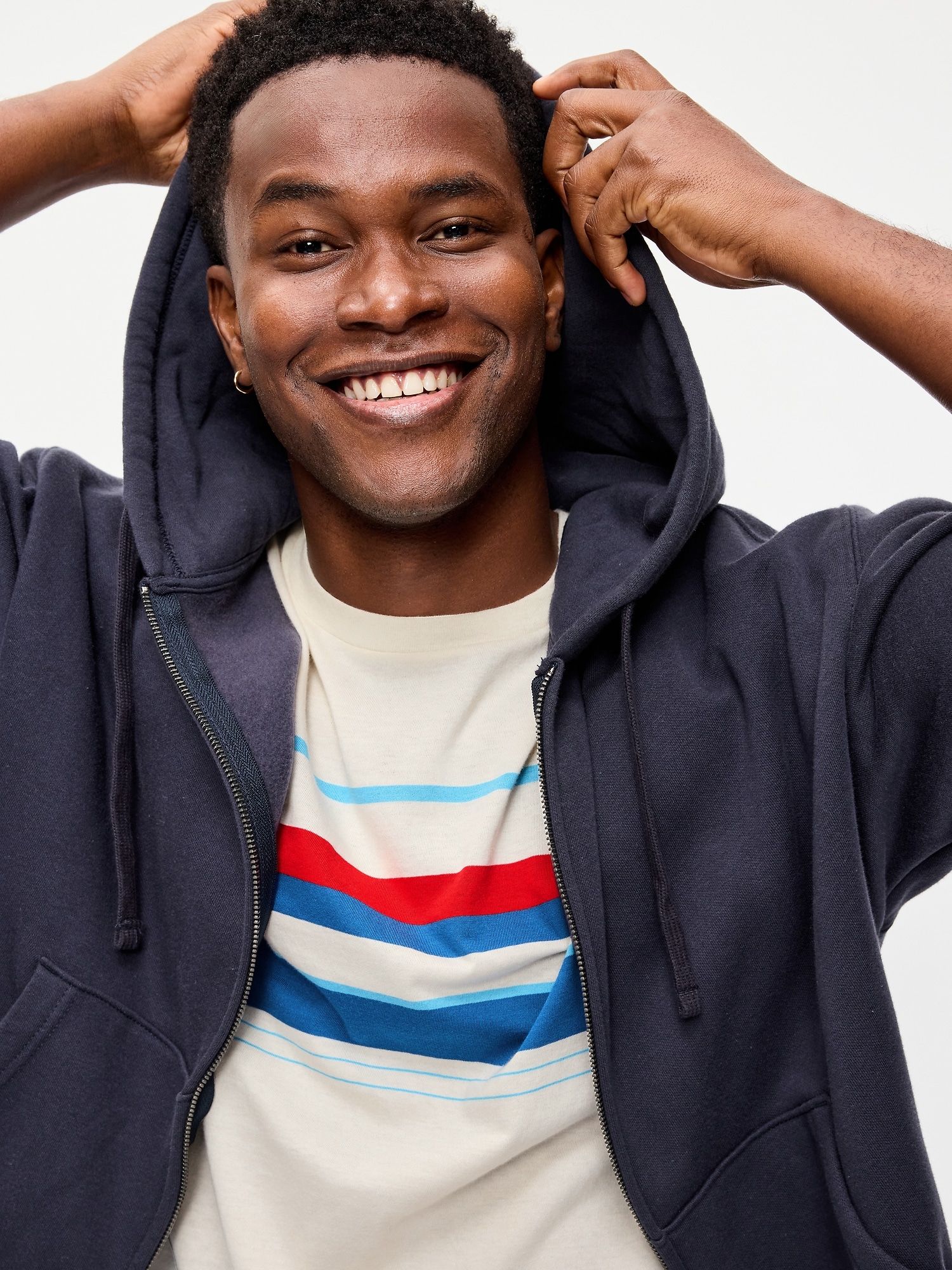 Crew-Neck Striped T-Shirt