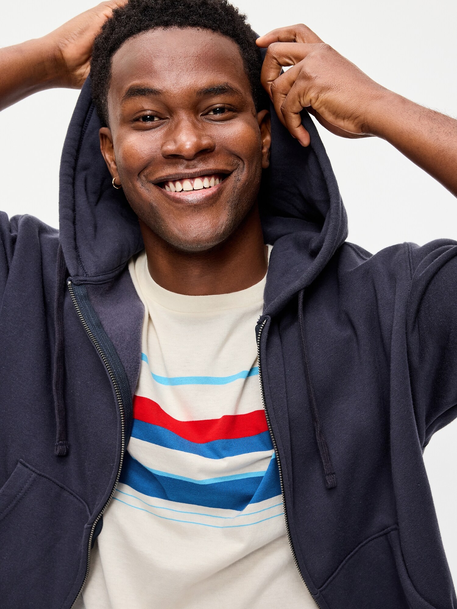 Мужская футболка Old Navy Soft-Washed Crew-Neck, цвет: Americana — фото 3