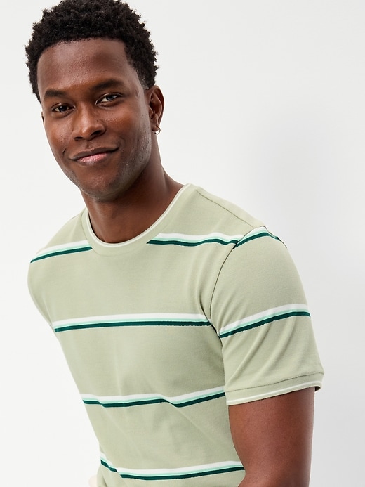 Image number 3 showing, Crew-Neck Pique T-Shirt