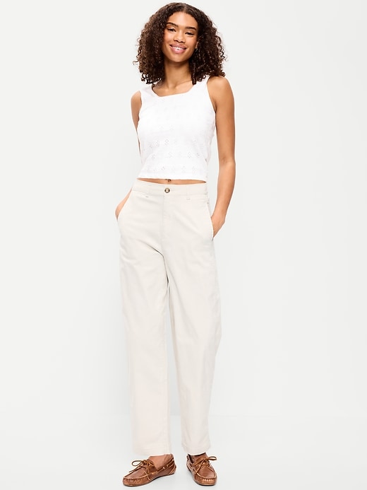 Image number 1 showing, High-Waisted OGC Chino Tapered Straight Pants