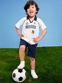 Image number 1 showing, FIFA World Cup 26™ USA Unisex Lifestyle Collared Jersey T-Shirt for Toddler