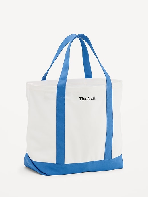 Image number 2 showing, Old Navy x The Devil Wears Prada Large Canvas Tote Bag