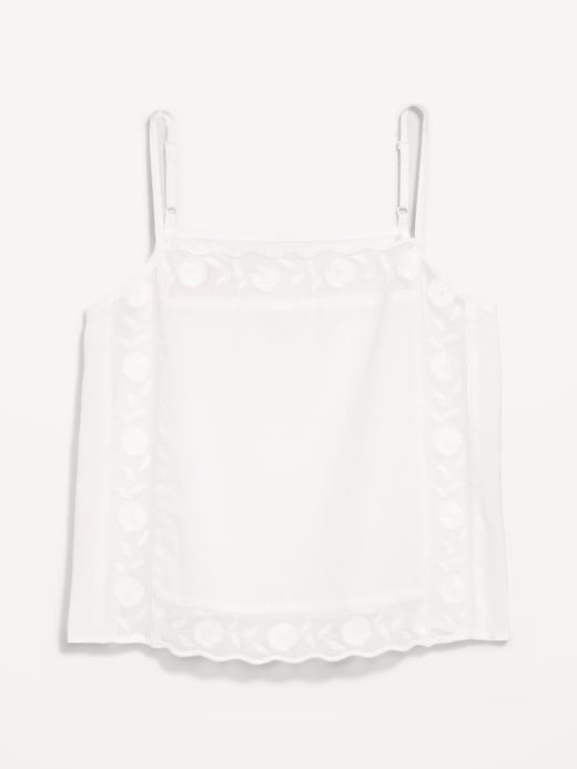Image number 1 showing, Scalloped-Hem Tank Top