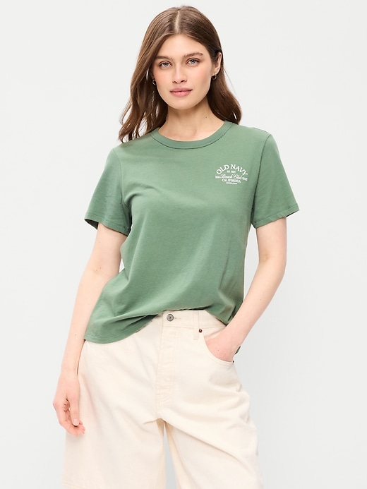 Image number 1 showing, EveryWear Crew-Neck Logo-Graphic T-Shirt