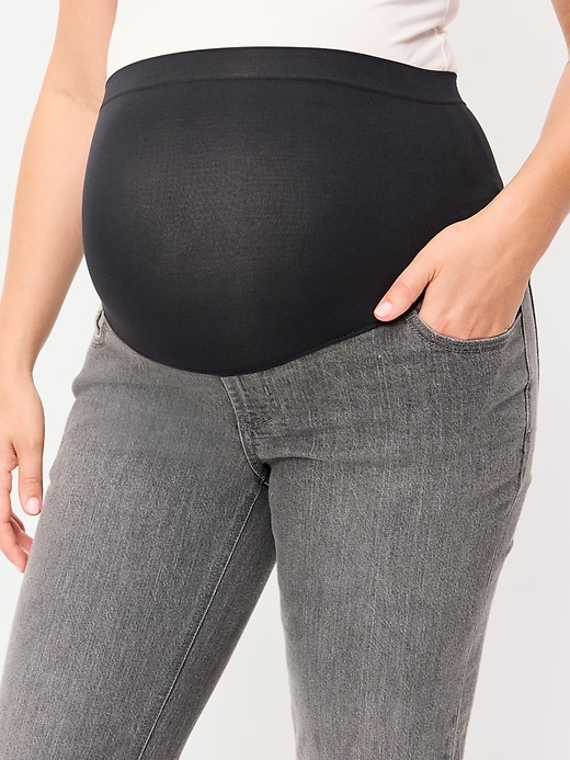 Image number 5 showing, Maternity Full-Panel Wow Boyfriend Jeans
