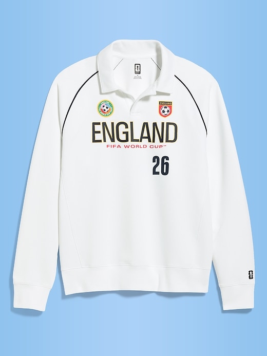 Image number 3 showing, FIFA World Cup 26™ England Dynamic Fleece Collared Graphic Sweatshirt for Men