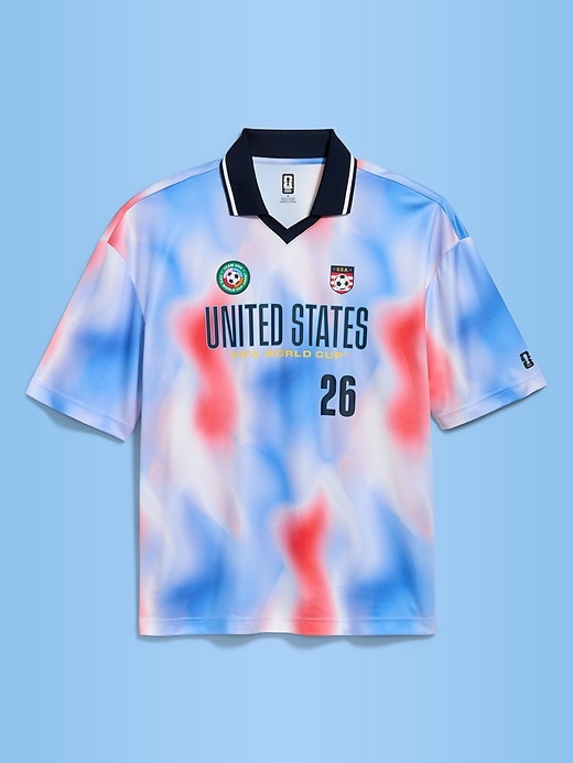 Image number 3 showing, FIFA World Cup 26™ USA Lifestyle Collared Jersey T-Shirt for Men