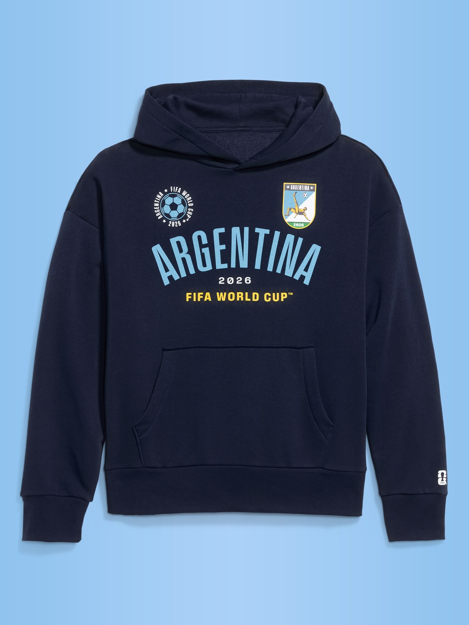 Мужское худи Old Navy FIFA World Cup 26™ Canada Oversized Pullover for Men, цвет: Argentina — фото 3