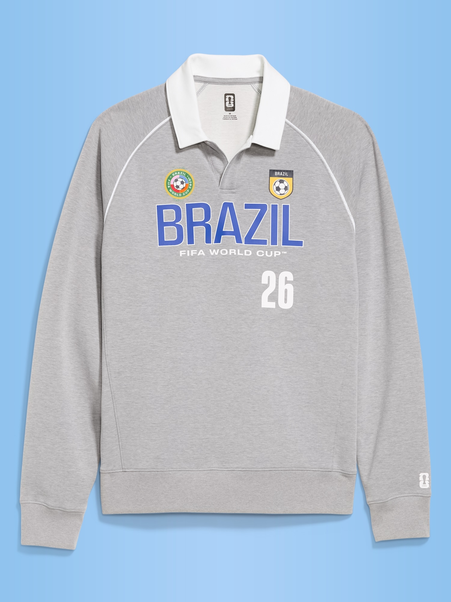 FIFA World Cup 26™ Brazil Dynamic Fleece Collared Graphic Sweatshirt for Men