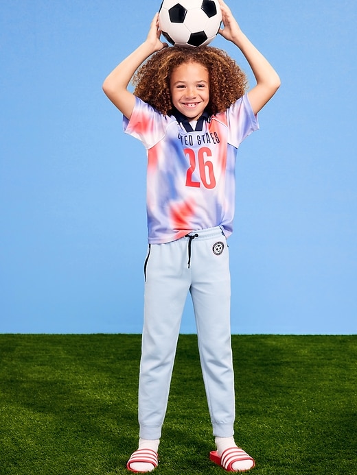 Image number 1 showing, Dynamic Fleece USA Jogger Sweatpants for Boys