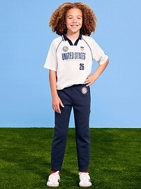 Image number 1 showing, Dynamic Fleece USA Jogger Sweatpants for Boys