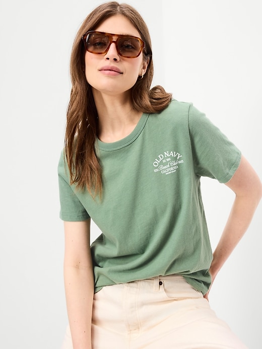 Image number 3 showing, EveryWear Crew-Neck Logo-Graphic T-Shirt
