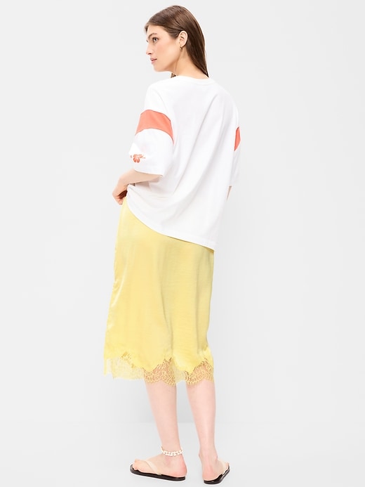 Image number 3 showing, Lace Slip Midi Skirt