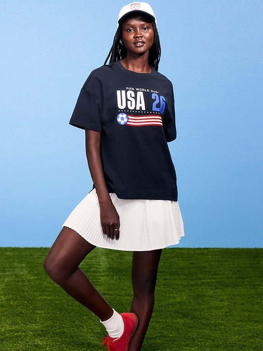 Image number 1 showing, FIFA World Cup 26™ USA Vintage Crew-Neck T-Shirt for Women