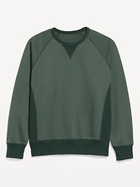 Image number 1 showing, Oversized Heavyweight Crew-Neck Sweatshirt