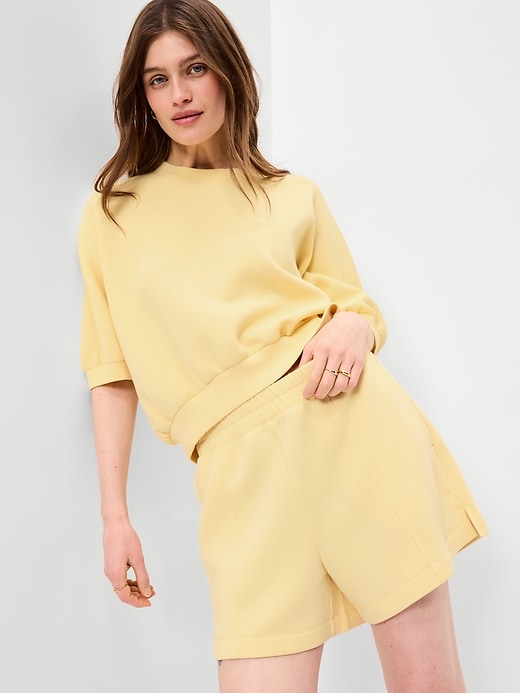 Image number 3 showing, Bounce Fleece Dolman-Sleeve Top