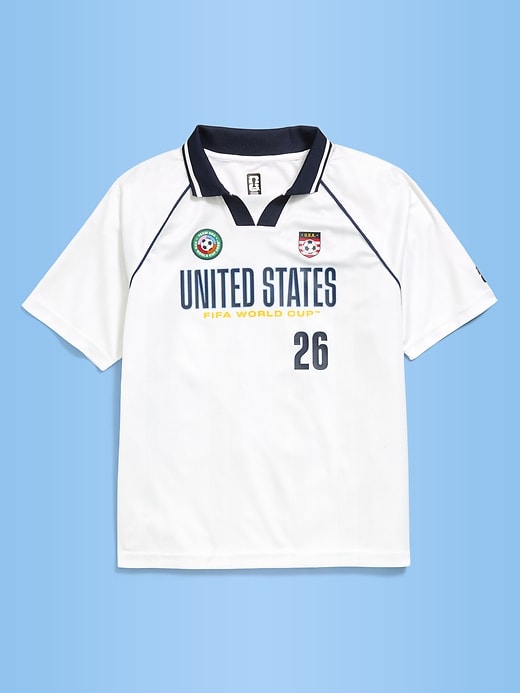 Image number 2 showing, FIFA World Cup 26™ USA Lifestyle Collared Jersey T-Shirt for Kids