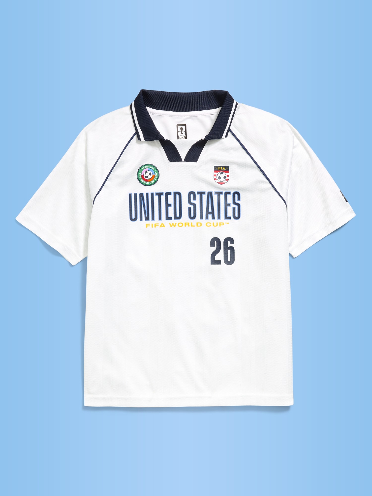 FIFA World Cup 26™ USA Lifestyle Collared Jersey T-Shirt for Kids