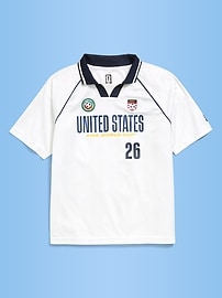Image number 2 showing, FIFA World Cup 26™ USA Lifestyle Collared Jersey T-Shirt for Kids