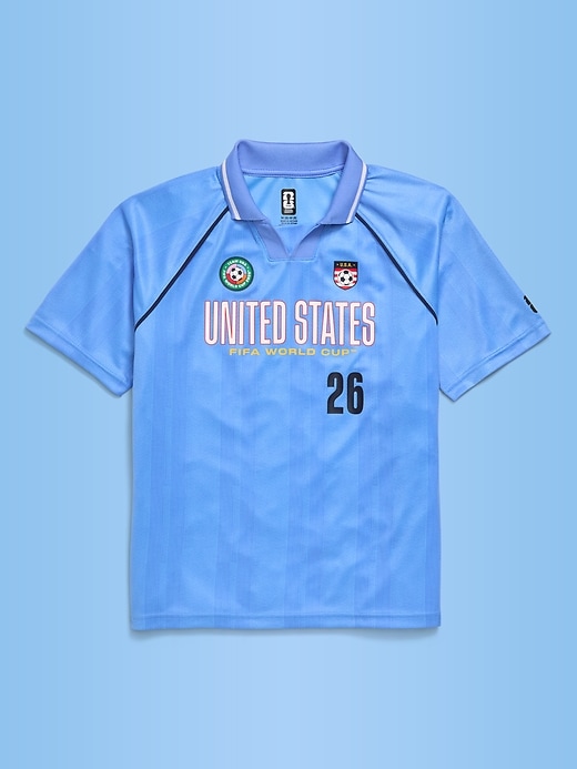 Image number 2 showing, FIFA World Cup 26™ USA Lifestyle Collared Jersey T-Shirt for Kids