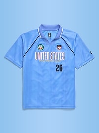 Image number 2 showing, FIFA World Cup 26™ USA Lifestyle Collared Jersey T-Shirt for Kids