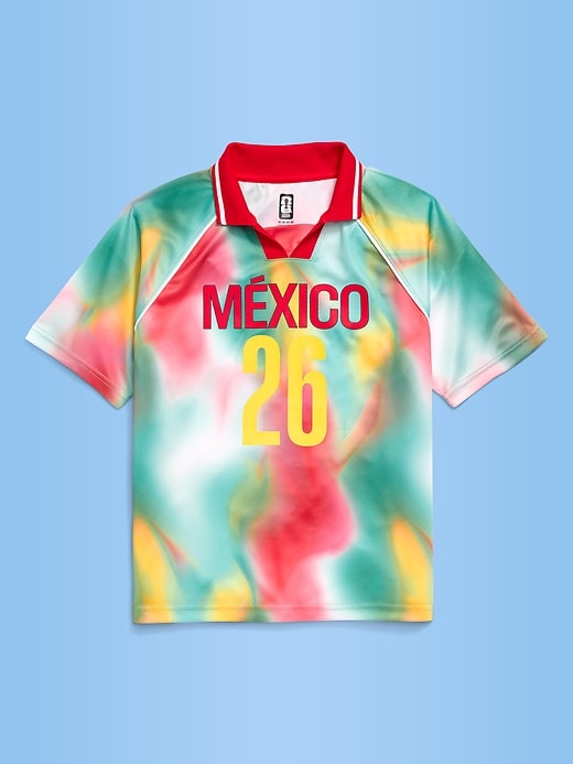 Image number 2 showing, FIFA World Cup 26™ Mexico Lifestyle Collared Jersey T-Shirt for Kids