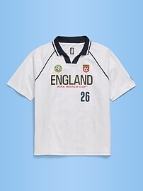 Image number 2 showing, FIFA World Cup 26™ England Lifestyle Collared Jersey T-Shirt for Kids