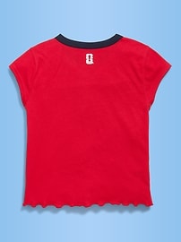 Image number 2 showing, FIFA World Cup 26™ Morocco Smocked Graphic T-Shirt for Girls