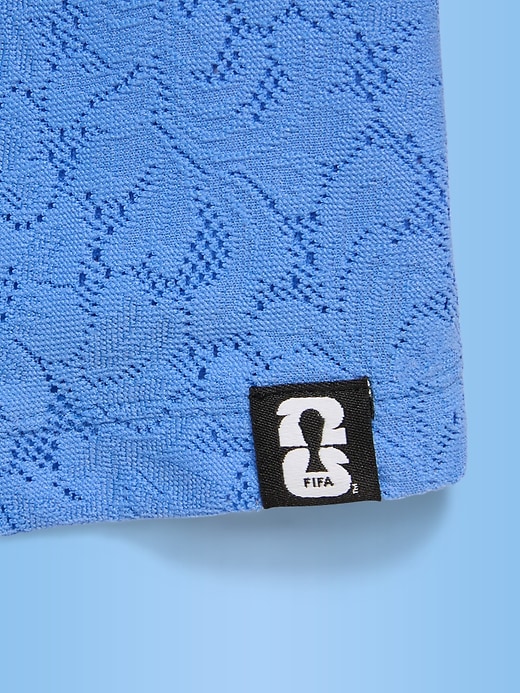 Image number 3 showing, FIFA World Cup 26™ Argentina Boxy Lace V-Neck T-Shirt for Girls