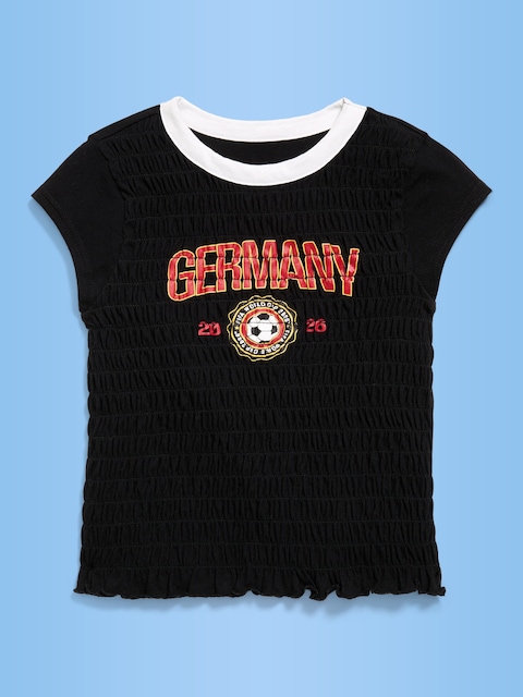 FIFA World Cup 26™ Germany Smocked Graphic T-Shirt for Girls