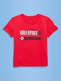 Image number 1 showing, FIFA World Cup 26™ Korea Republic Graphic T-Shirt for Girls