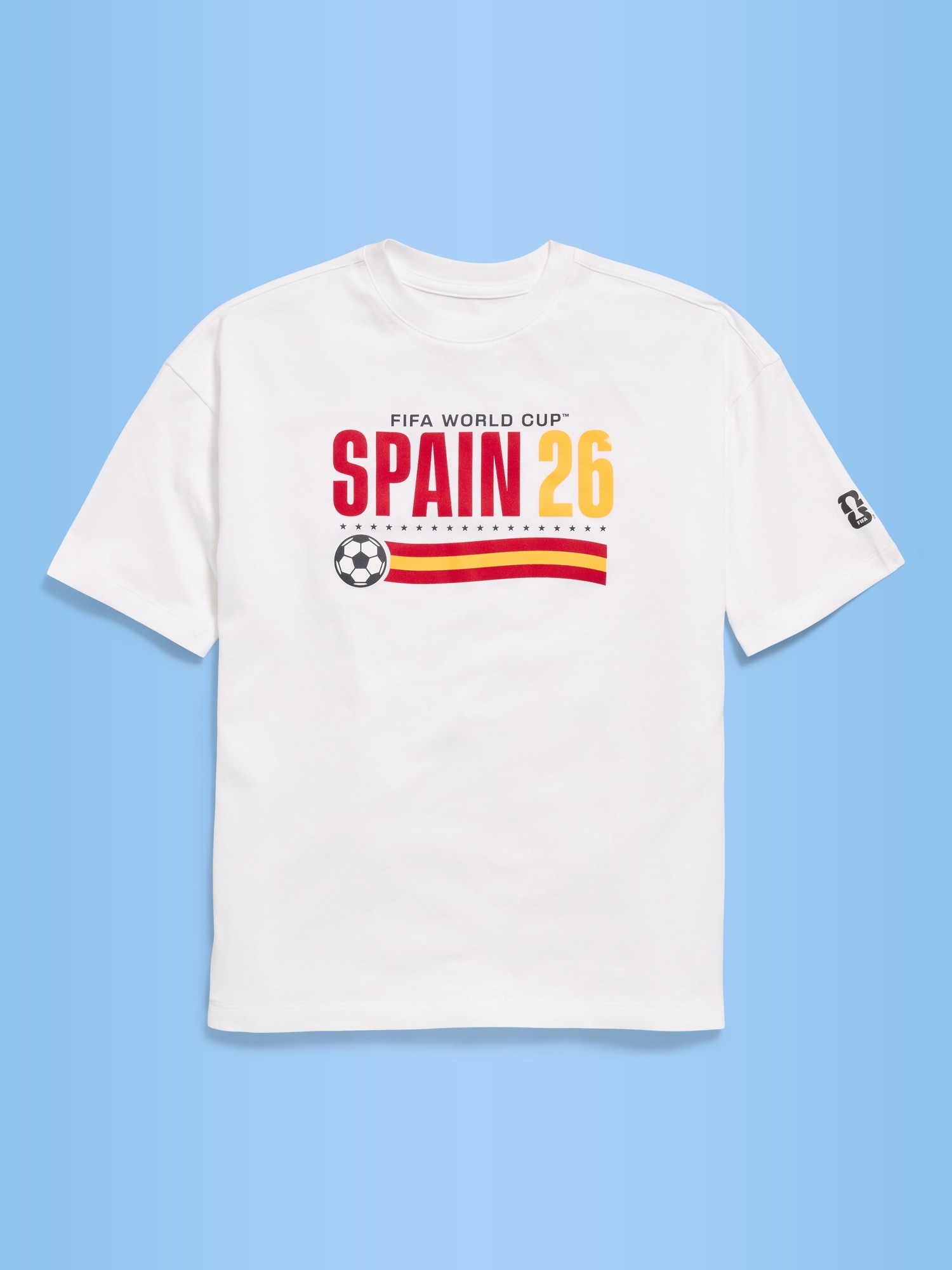 FIFA World Cup 26™ Spain Oversized Graphic T-Shirt for Boys