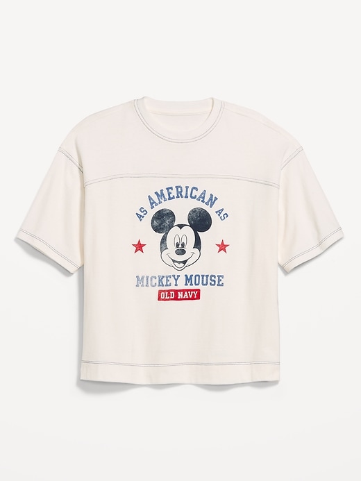Image number 5 showing, Old Navy x Disney Mickey Mouse Football-Style T-Shirt for Women