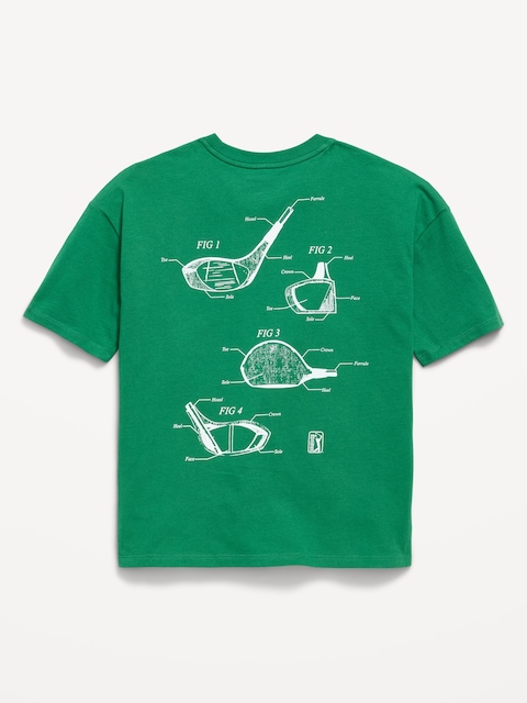 PGA TOUR™ Oversized Gender-Neutral Graphic T-Shirt for Kids