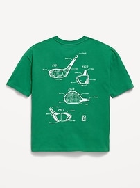 Image number 1 showing, PGA TOUR™ Oversized Gender-Neutral Graphic T-Shirt for Kids
