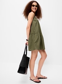 Image number 3 showing, Sleeveless Scoop-Neck Mini Swing Dress
