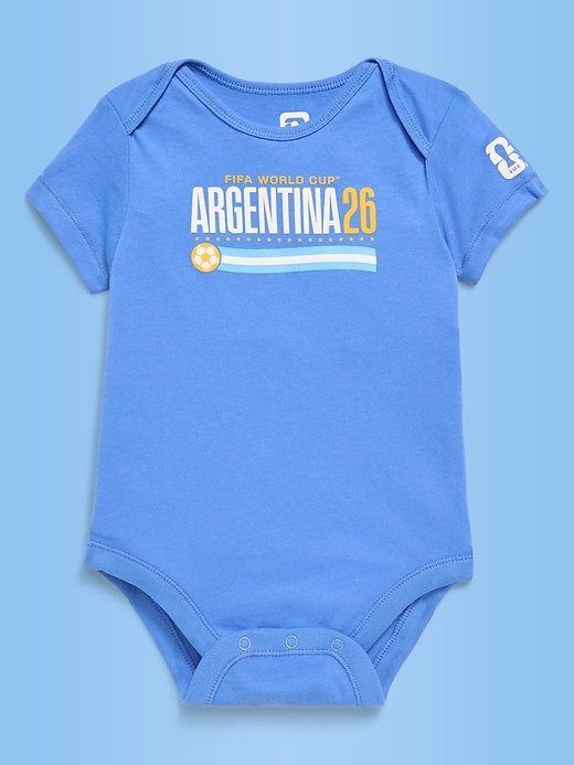 Image number 1 showing, FIFA World Cup 26™ Argentina Graphic Bodysuit for Baby