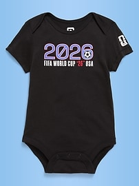 Image number 1 showing, FIFA World Cup 26™ Graphic Bodysuit for Baby