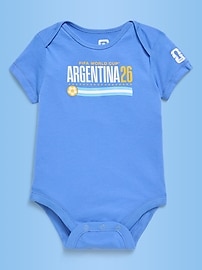 Image number 1 showing, FIFA World Cup 26™ Argentina Graphic Bodysuit for Baby