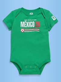 Image number 1 showing, FIFA World Cup 26™ Mexico Graphic Bodysuit for Baby
