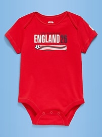 Image number 1 showing, FIFA World Cup 26™ England Graphic Bodysuit for Baby