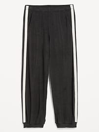 Image number 1 showing, Mid-Rise Terry Cloth Harem Pants
