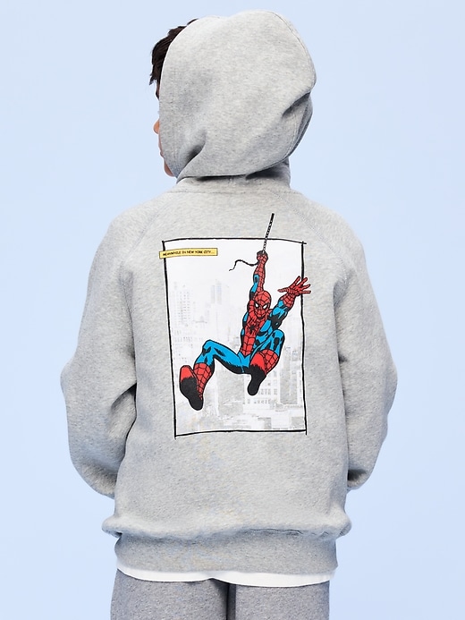 Image number 1 showing, Old Navy x Marvel Spider-Man Oversized Pullover Hoodie for Boys