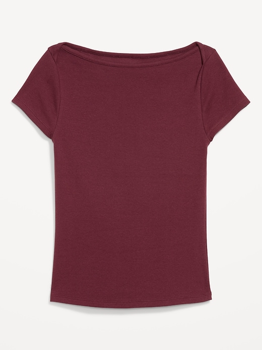 Image number 4 showing, Snug Boatneck T-Shirt