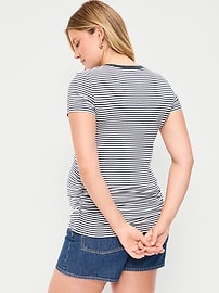 Image number 2 showing, Maternity EveryWear Crew-Neck T-Shirt