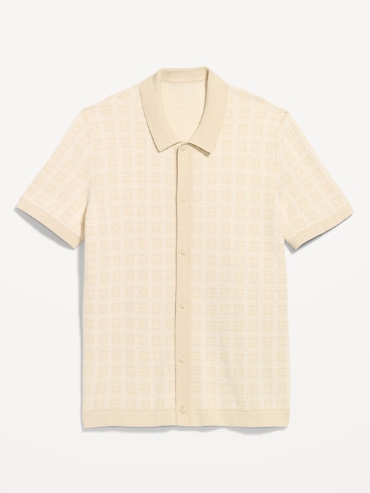 Image number 4 showing, Short-Sleeve Sweater Shirt
