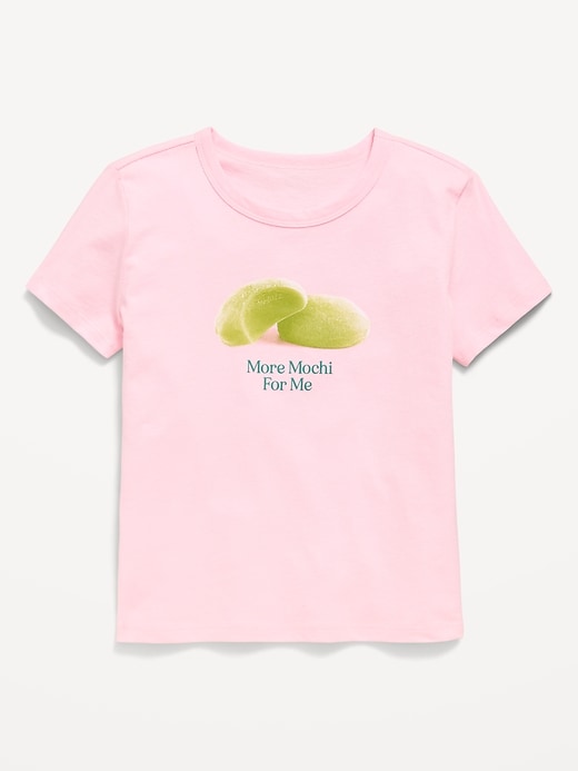 Image number 1 showing, Short-Sleeve Graphic T-Shirt for Girls