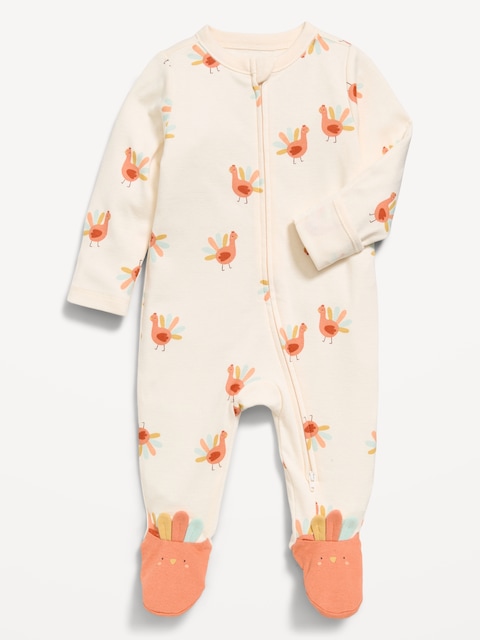 2-Way-Zip Sleep & Play Footed One-Piece for Baby