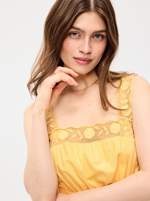 Image number 4 showing, Fit & Flare Smocked-Waist Midi Dress